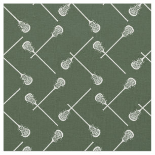 Tissu Bécasseaux blancs de crosse verte de forêt