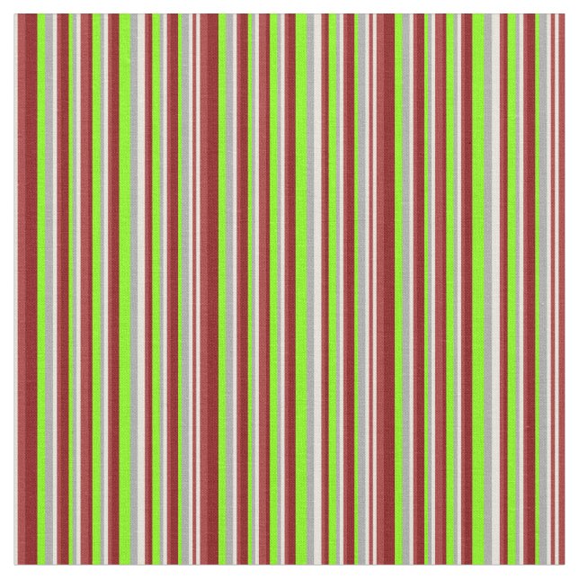 Tissu Beige, Brown, Maroon, Chartreuse & gris foncé (Fermer)