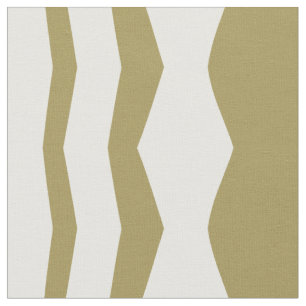 Tissu Beige et blanc géométrique