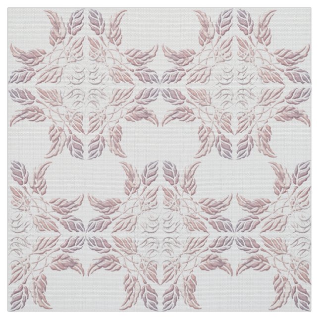 Tissu Bel élément décoratif de feuille (Échantillon)