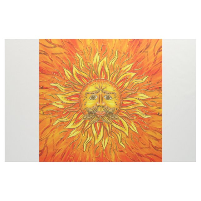 Tissu Belenus - le Dieu du Soleil (Yard)