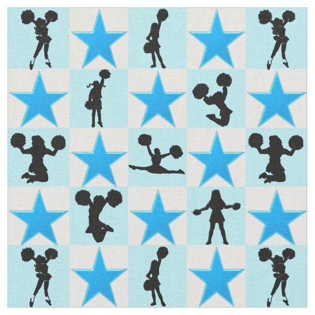 TISSU BELLE CHEERLEADING BLUE STAR (Fermer)