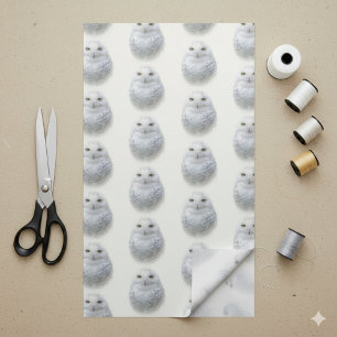 Tissu Belle, Dreamy et Serene Snowy Owl