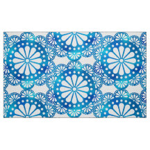 Belle et classique indigo bleu et blanc motif