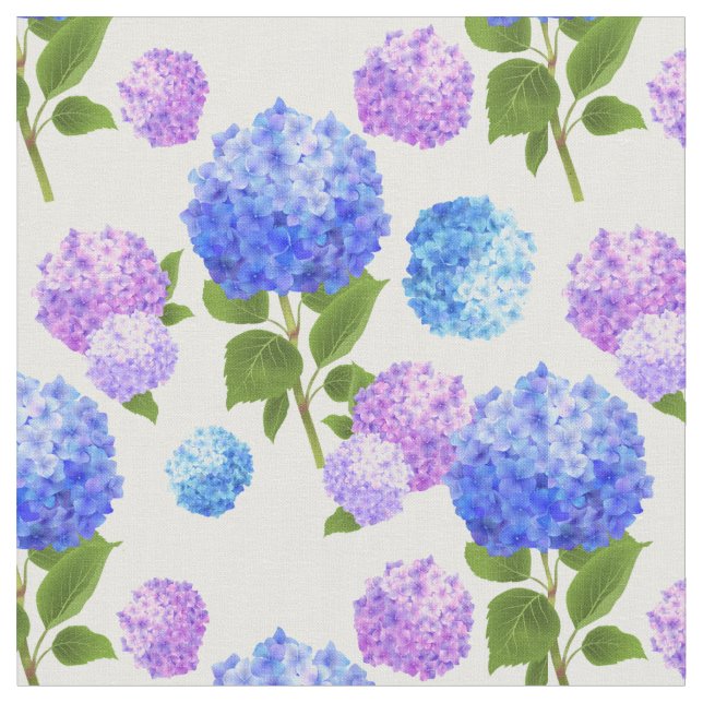Tissu Belle Hydrangée (Fermer)
