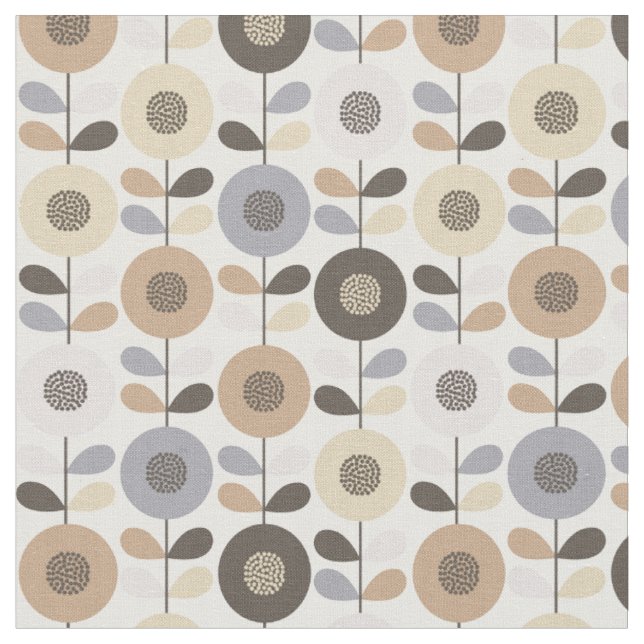 Tissu Belle motif sans couture fleurie suédoise (Fermer)