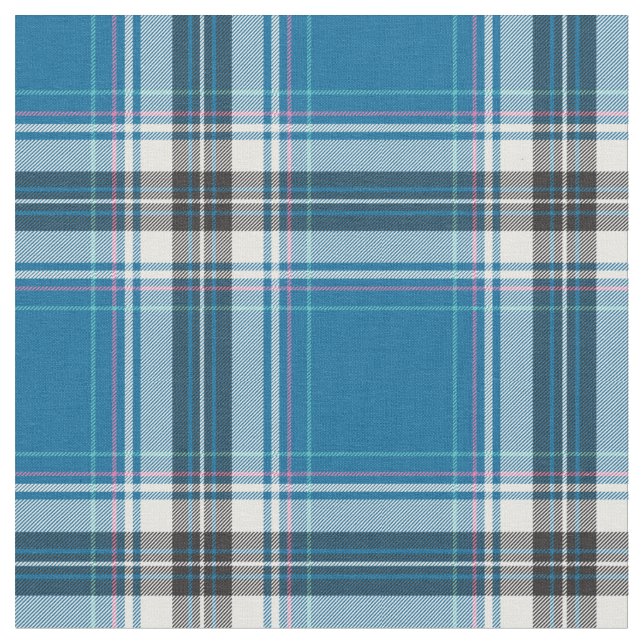 Tissu Belle Plaid Bleu (Fermer)