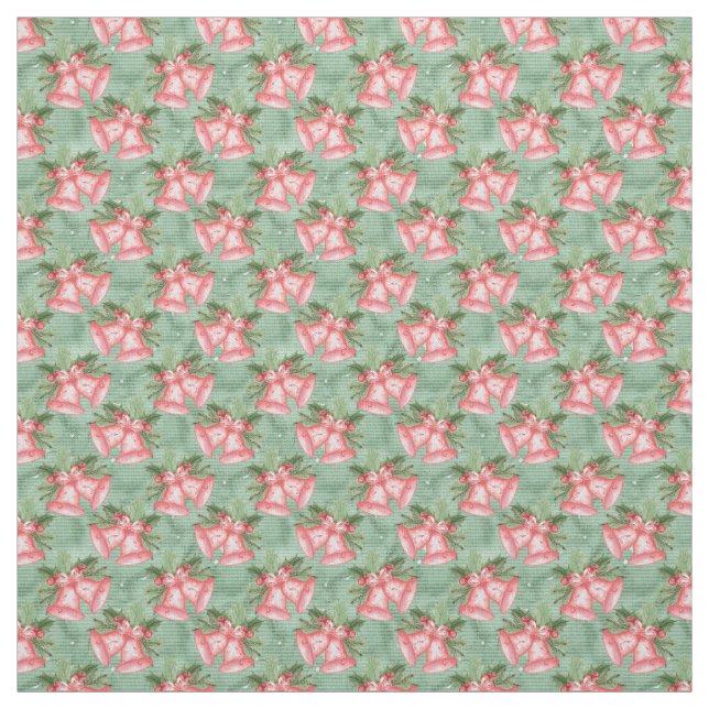 Tissu Belles cloches de Noël (Échantillon)