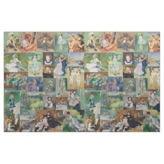 Tissu Belles et élégantes peintures Renoir
