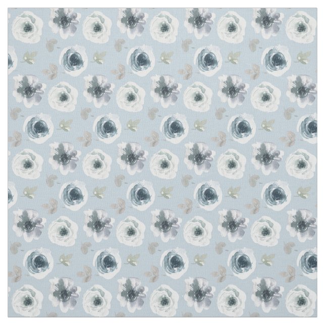 Tissu Belles fleurs d'aquarelle (Échantillon)