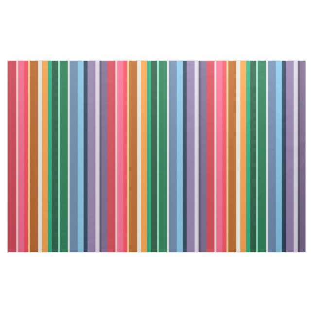 Tissu Belles rayures d'arc-en-ciel (Fat Quarter)