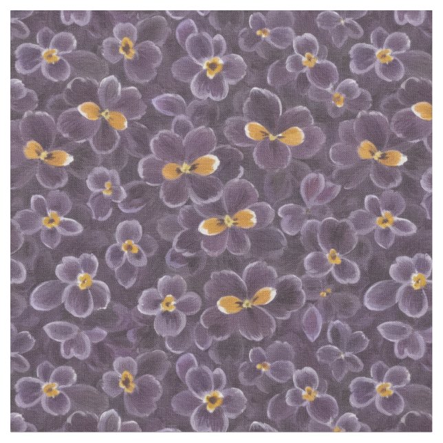 Tissu Belles Violettes (Fermer)