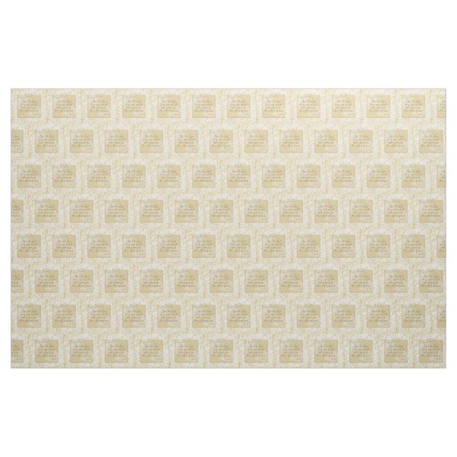 Tissu Bénissez le Seigneur de mon âme (Yard)