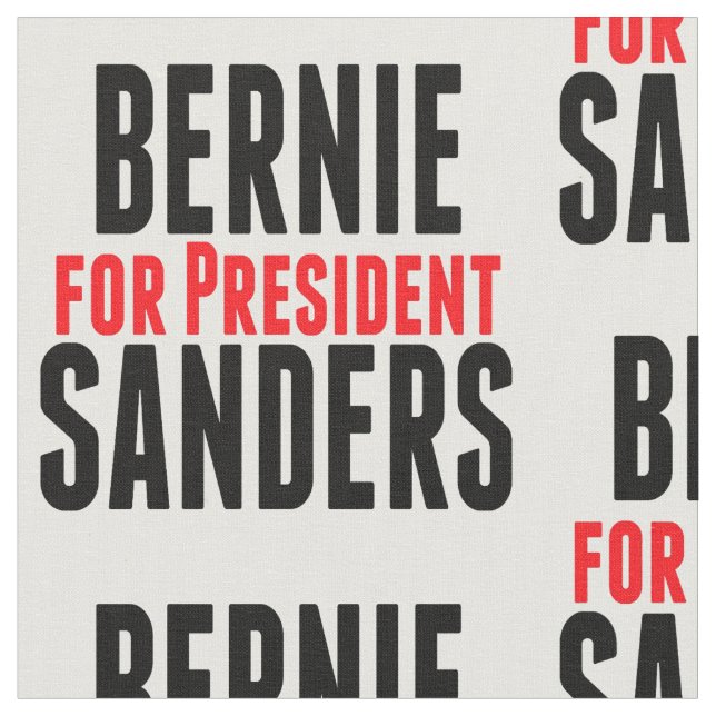 Tissu Bernie Sanders, Président (Fermer)