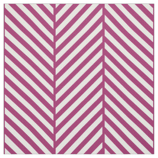 Tissu Berry Purple Herringbone Grande échelle