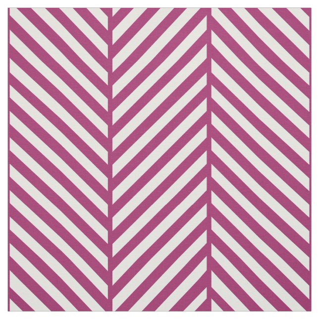 Tissu Berry Purple Herringbone Grande échelle (Échantillon)