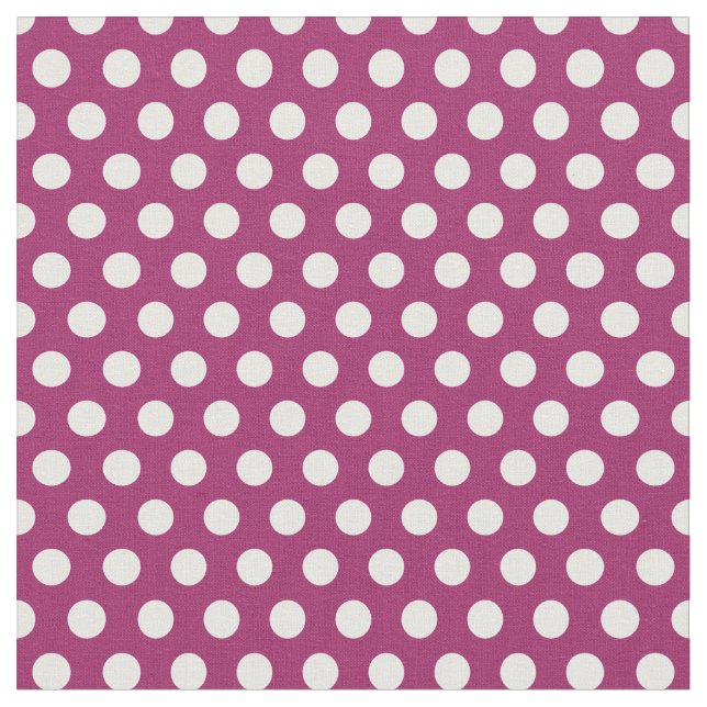 Tissu Berry Purple Pois (Fermer)