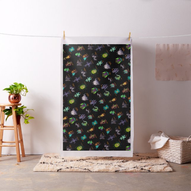 Tissu Bestiaire de Cthulhu Mythos Chibi (In Situ)