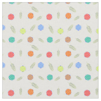 Tissu Bestiole mignon et motif sans couture feuille