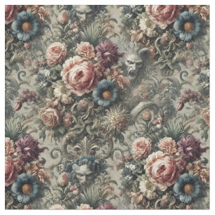 Tissu Bête de l'Interstice - Carrelage classique gothiqu