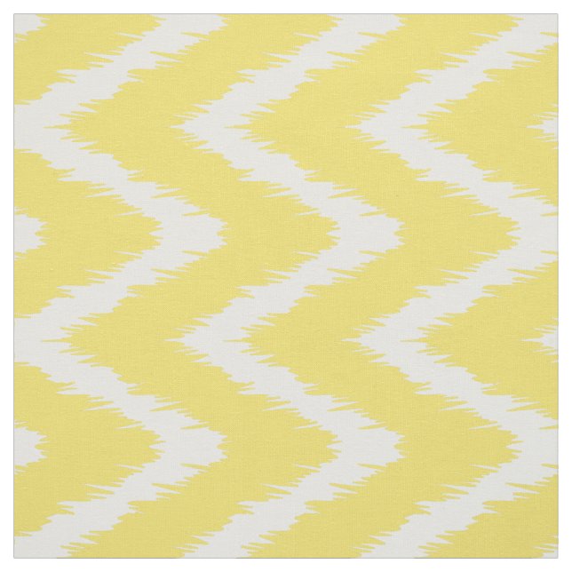 Tissu Beurre Jaune Cottage Sud Chevrons (Échantillon)