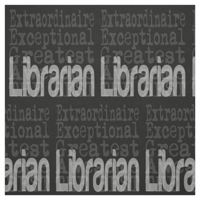 Tissu Bibliothécaire Extraordinaire (Échantillon)