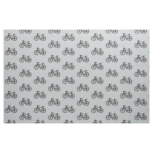 Tissu Bicyclette silhouette| Couleur de Arrière - plan m (Fat Quarter)