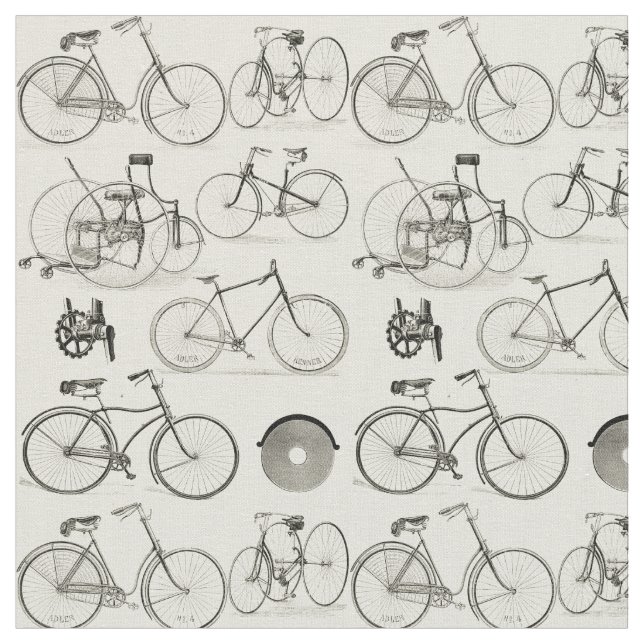 Tissu Bicyclettes vintages (Fermer)