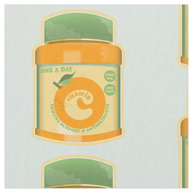 Tissu Bien-être vitamine C (Fermer)