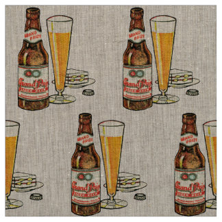 Tissu Bière blonde professionnelle grande
