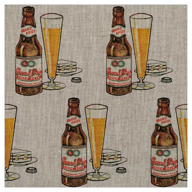 Tissu Bière blonde professionnelle grande (Échantillon)