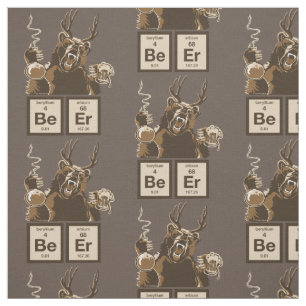 Tissu Bière découverte par ours de chimie