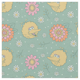 Tissu Big Bird   Good Vibes Floral Pattern