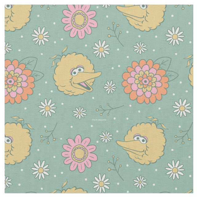 Tissu Big Bird | Good Vibes Floral Pattern (Fermer)
