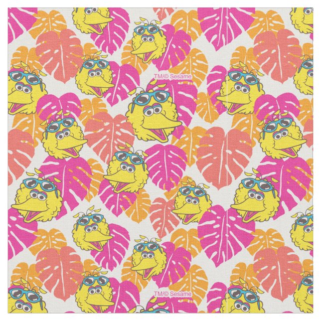 Tissu Big Bird | Motif tropical (Fermer)