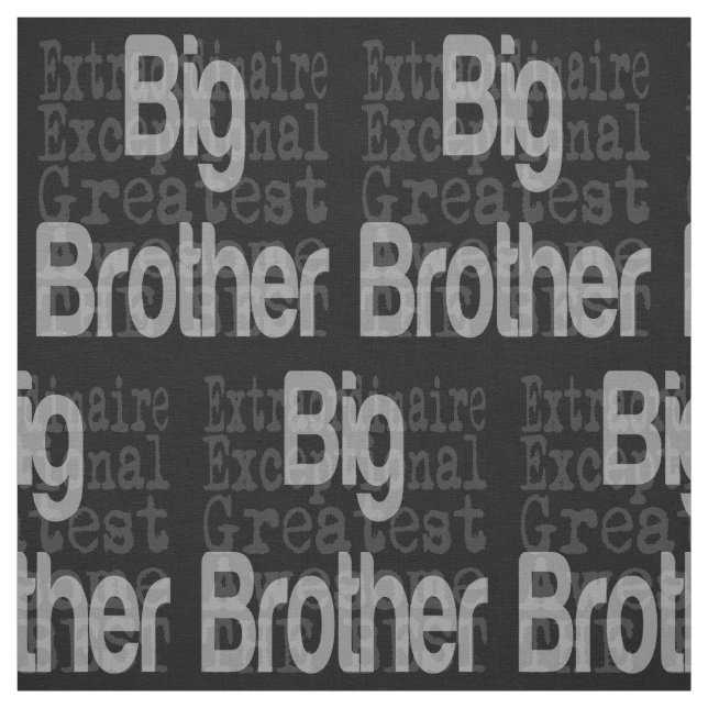 Tissu Big Brother Extraordinaire (Échantillon)