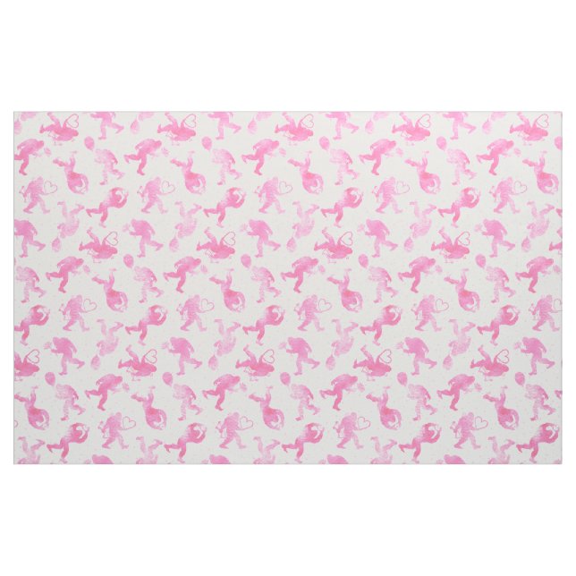 Tissu Bigfoot en amour (Fat Quarter)