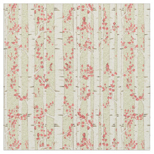 Tissu Birch Trees