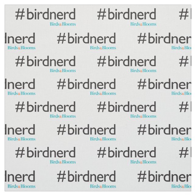 Tissu #BirdNerd (Échantillon)