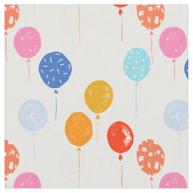 Tissu Birthday party nursery balloon  (Fermer)