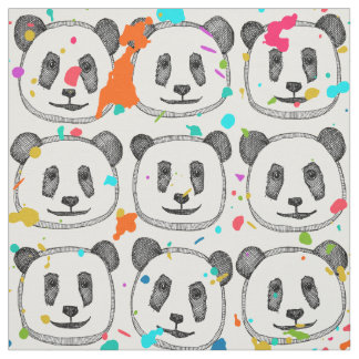 Tissu biscuits de panda