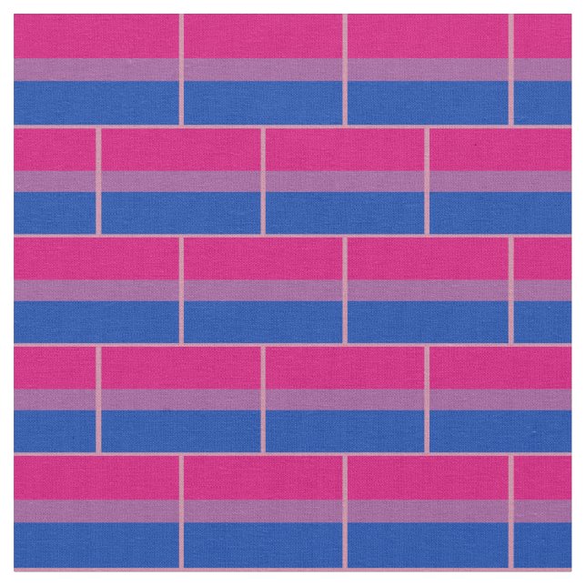 Tissu Bisexual Flag & Pride mode communautaire / genre (Fermer)