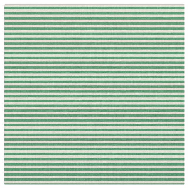 Tissu Bisque et Motif de fond vert mer (Fermer)