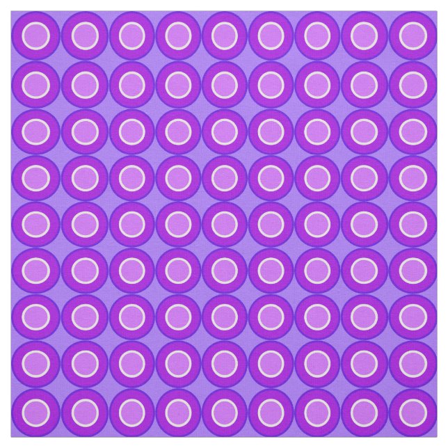 Tissu Bitesize Donuts Violets Avec Remplissage Sur Laven (Échantillon)