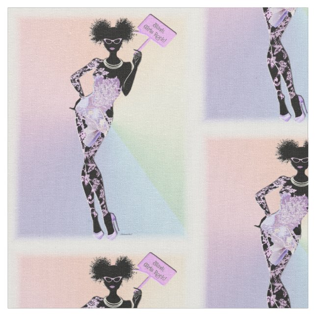 Tissu Black Girls Rock ! (Fermer)