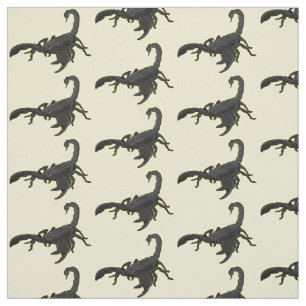 Tissu Black hungry scorpion
