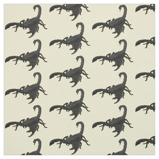 Tissu Black hungry scorpion (Échantillon)
