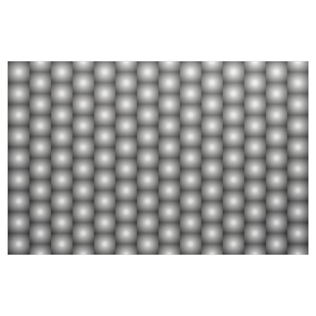 Tissu Black Mesh White Balls Moire par Kenneth Yoncich (Yard)