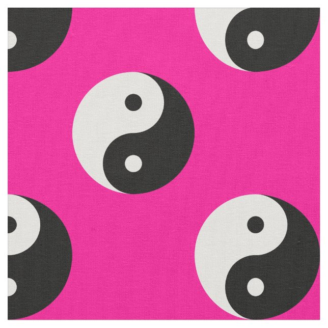 Tissu black white pink yang (Fermer)