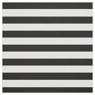 Tissu Black White Stripes Moderne Motif Chic Trendy